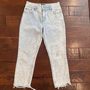 ABERCROMBIE & FITCH Size 29/8R Stone Wash A&F Mom Jeans Y2K NWOT
